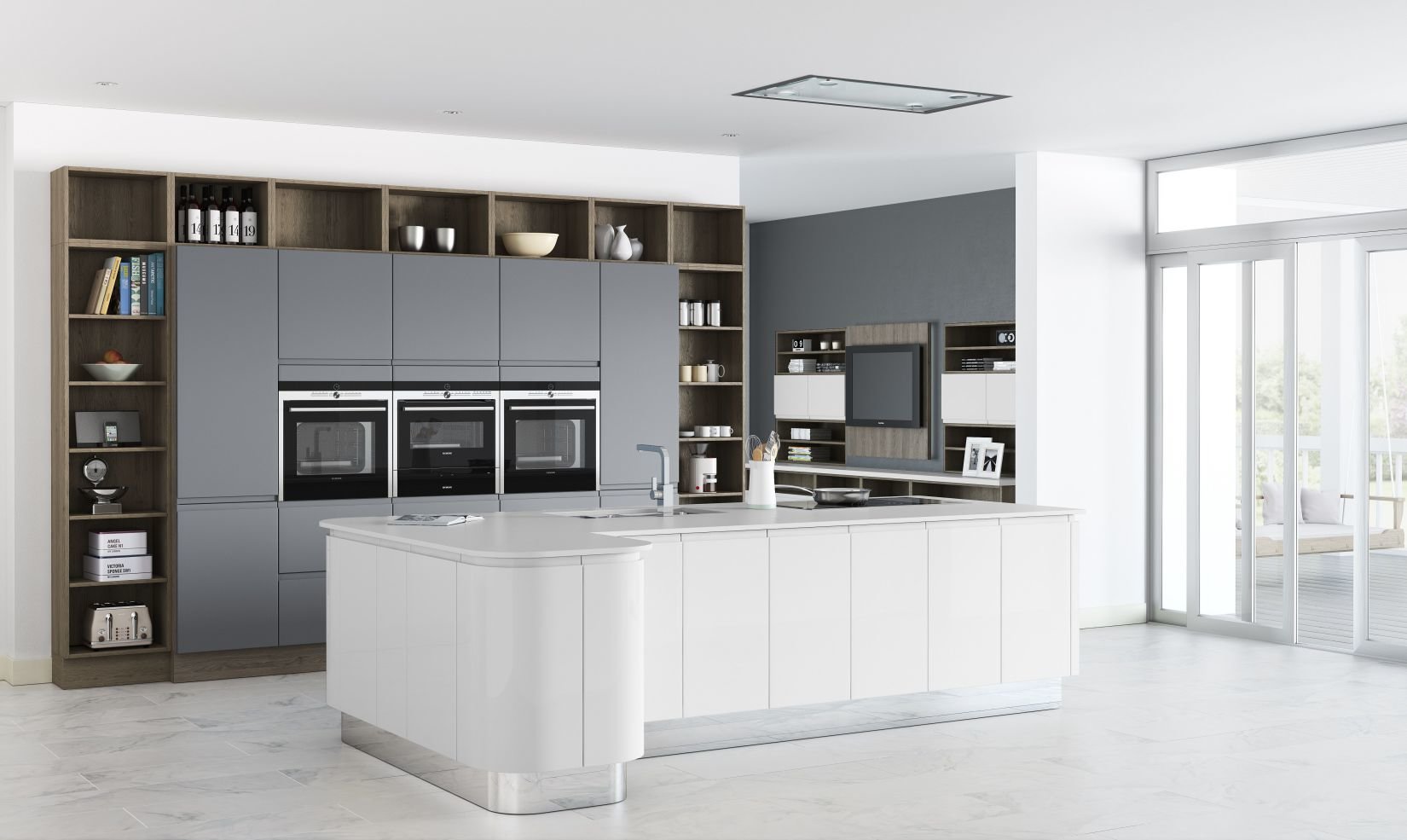 Segreto Dust Grey & White Gloss
