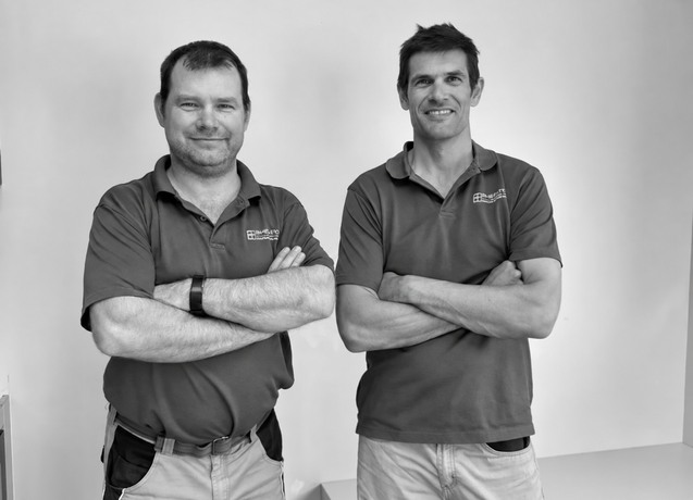 Mark and Paul, Installation Team at Sheraton Interiors